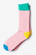 Pink Cotton Tustin Sock | Ties.com