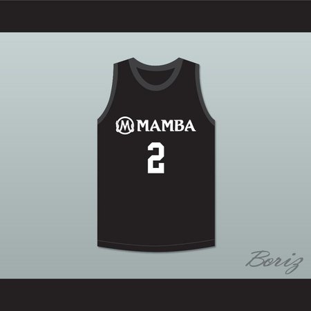 Gianna Bryant 2 Mamba Ballers Black Basketball Jersey