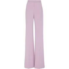 (38) Pinterest - Christian Siriano Flared Leg Trouser ($820) ❤ liked on Polyvore featuring pants, purple, pink pants, flared leg pants, | my favorite poly sets