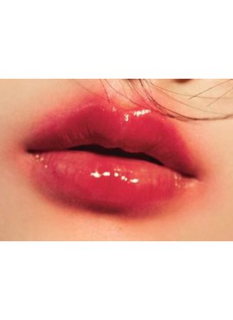 smeared lipstick