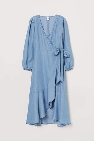 Lyocell Denim Dress - Blue