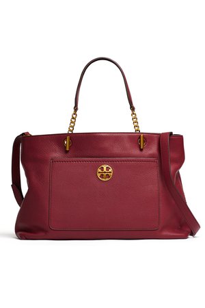 Garnet Chelsea Satchel by Tory Burch Accessories for $75 | Rent the Runway