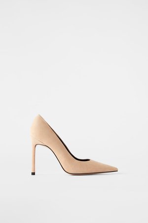 HIGH HEELED LEATHER SHOES - View all-SHOES-WOMAN | ZARA United States