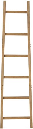 Amazon.com: The Lakeside Collection Decorative Leaning Ladder Wall Decoration - Rustic Home Décor Accent : Home & Kitchen