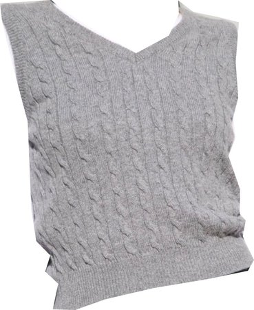 grey marlena sweater vest, brandy melville