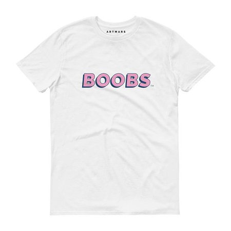 T-shirt Boobs™ Unisexe 100% coton bio tee-shirt imprimé | Etsy
