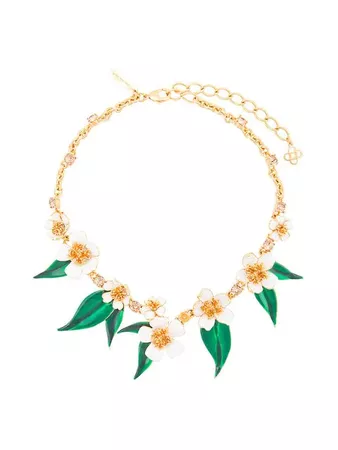 Oscar De La Renta Delicate Flowers Necklace - Farfetch