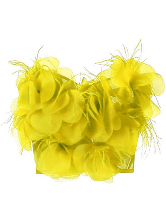 yellow flower top