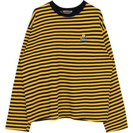 Embroidered Accent Stripe T-Shirt