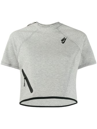 Nike Tech Fleece Cropped Top - Farfetch