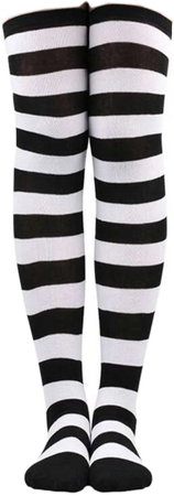 Black & White striped socks