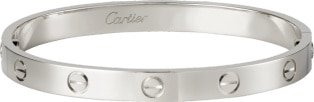 CRB6035417 - LOVE bracelet - White gold - Cartier