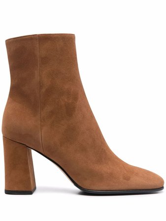 Sergio Rossi Suede Ankle Boots - Farfetch