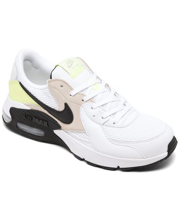 Nike Women's Air Max Excee Casual Sneakers from Finish Line & Reviews - Macy's white