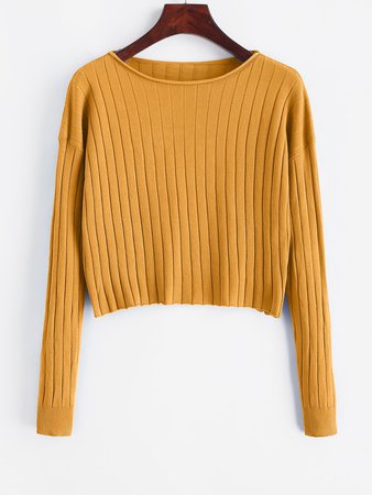 Yellow Sweater | Womens Mustard Yellow Sweater & Cardigan Online | ZAFUL