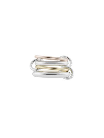 Spinelli Kilcollin Hyacinth Ring in Sterling Silver & 18K Yellow Gold & 18K Rose Gold | FWRD