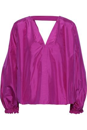 Cutout silk-taffeta blouse | 3.1 PHILLIP LIM | Sale up to 70% off | THE OUTNET