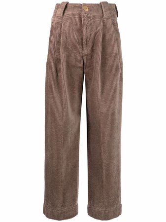 GANNI wide-leg Corduroy Trousers - Farfetch