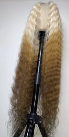 blonde and brown lace wig