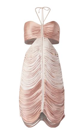Gianna Silk Halter Mini Dress By Francesca Miranda | Moda Operandi