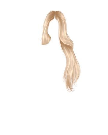 blonde wavy hair