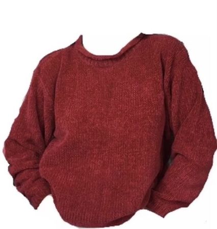 80's vintage red sweater png