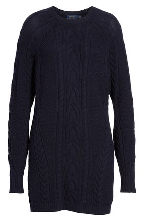 Polo Ralph Lauren Cable Sweater Dress | Nordstrom
