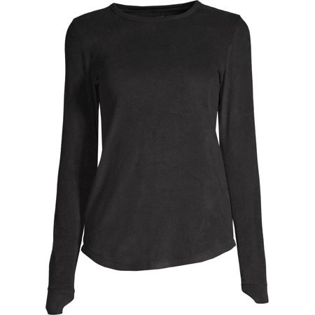 ClimateRight by Cuddl Duds - ClimateRight by Cuddl Duds Women's and Women's Plus Stretch Fleece Warm Underwear Long Sleeve Top - Walmart.com