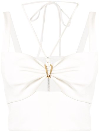 Dion Lee ruched-detail Cropped Top - Farfetch