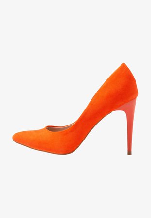 New Look YUMMY - Escarpins à talons hauts - bright orange - ZALANDO.FR