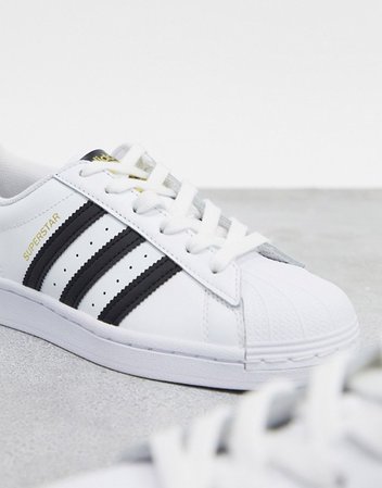 adidas Originals Superstar sneakers in white and black | ASOS