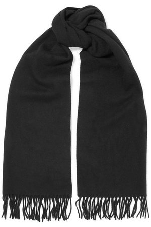 Acne Studios | Canada Narrow fringed wool scarf | NET-A-PORTER.COM