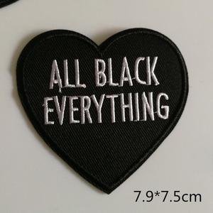 All Black Everything Iron On Patch – WeirdGirlsClub