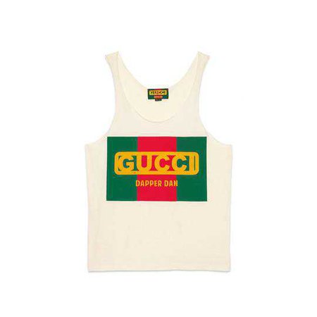 Gucci-Dapper Dan tank top - Gucci Men's T-shirts & Polos 492301X3P567550