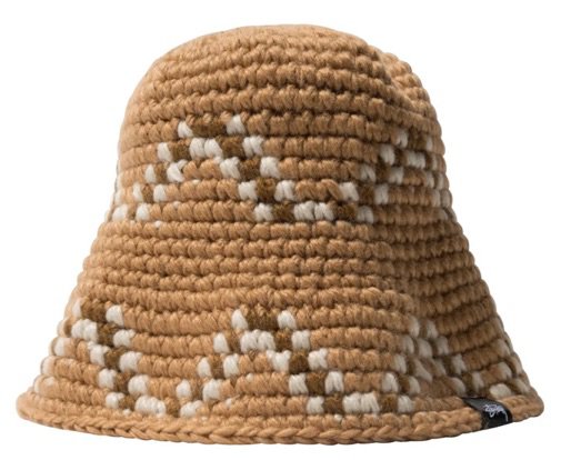 stussy giza knit bucket hat