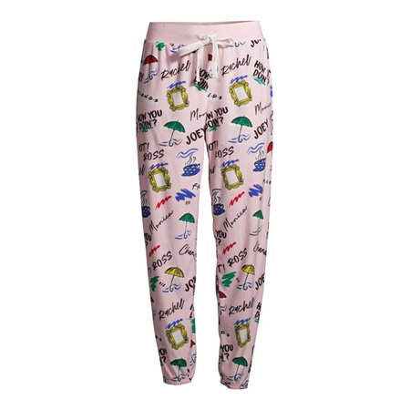 Friends - Friends Women's and Women's Plus Plush Pajama Joggers - Walmart.com - Walmart.com