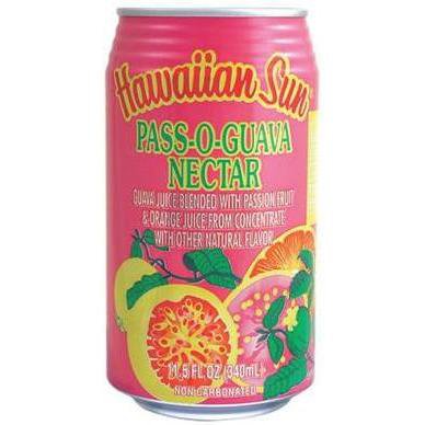 Hawaiian Sun Drink - Pass-O-Guava 11.5oz (Pack of 6)– Hawaii Food To You