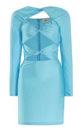 Cutout Jersey Mini Dress By Coperni | Moda Operandi