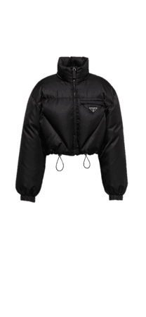 Prada Cropped Re-Nylon Puffer Jacket