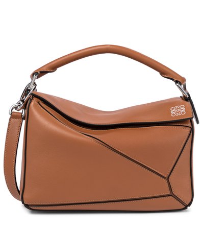 Puzzle Small Leather Shoulder Bag | Loewe - mytheresa