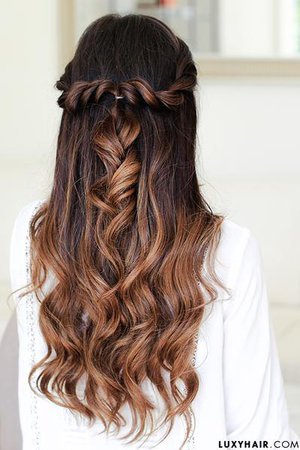 Twisted back hairstyles