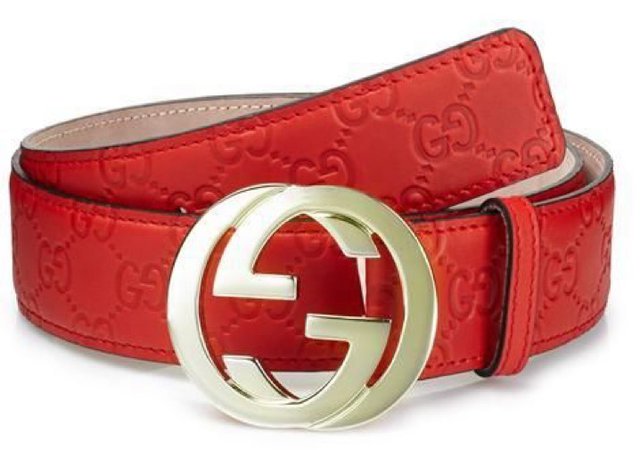 red Gucci buckle