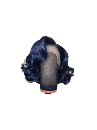 dark blue wig hairstyles