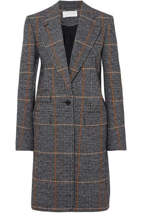 Checked houndstooth woven coat | CHLOÉ | Sale up to 70% off | THE OUTNET