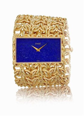 blue gold watch piaget
