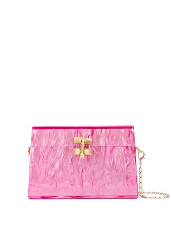 Edie Parker Miss Mini Kisslock Clutch R20EPBMSM01165 Pink | Farfetch