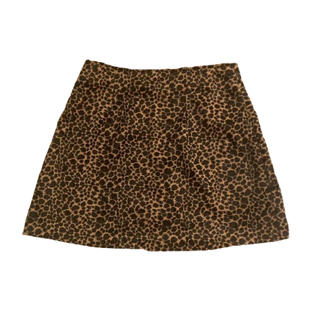Vintage Cheetah Mini Skirt