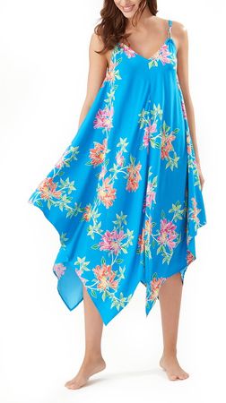 Sun Lilies Scarf Dress Cover-Up