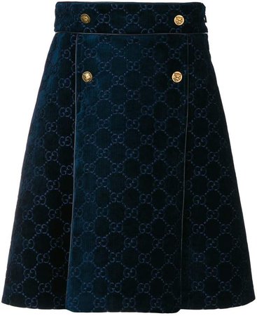 velvet GucciGhost skirt