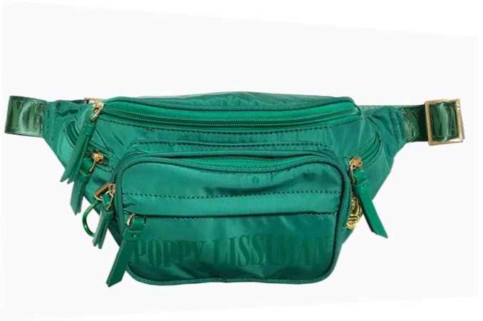 poppy lissiman green fanny pack